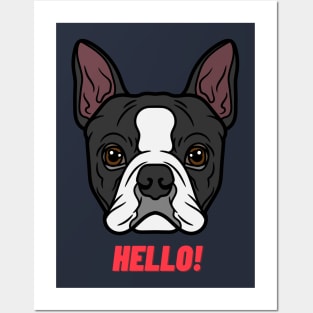 Dog face Posters and Art